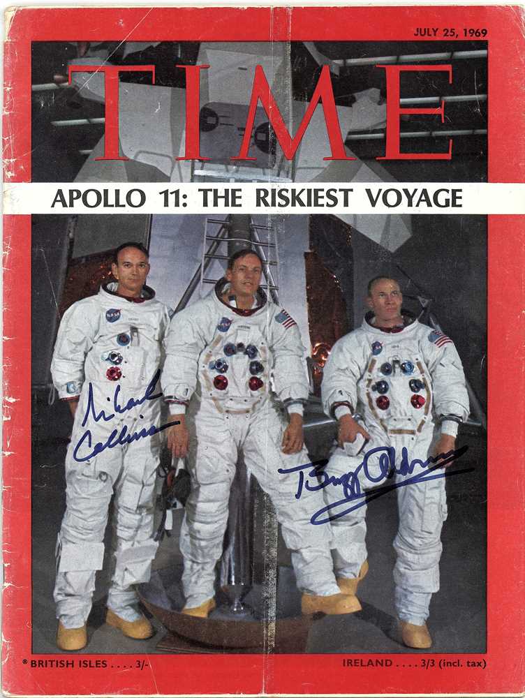 Lot 349 - Apollo 11.- Buzz Aldrin & Michael Collins