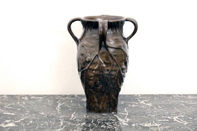 Lot 691 - Art Nouveau Bronze Vase by Coudray