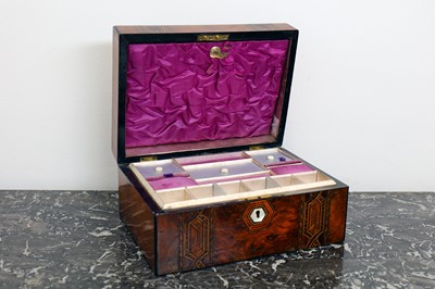 Lot 702 - Victorian Work Box