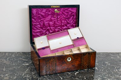 Lot 702 - Victorian Work Box
