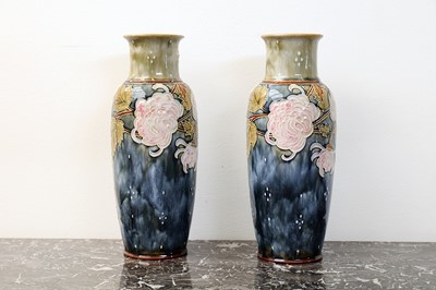 Lot 703 - Doulton Glazed Pottery Vases