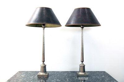 Lot 714 - Tall Table Lamps