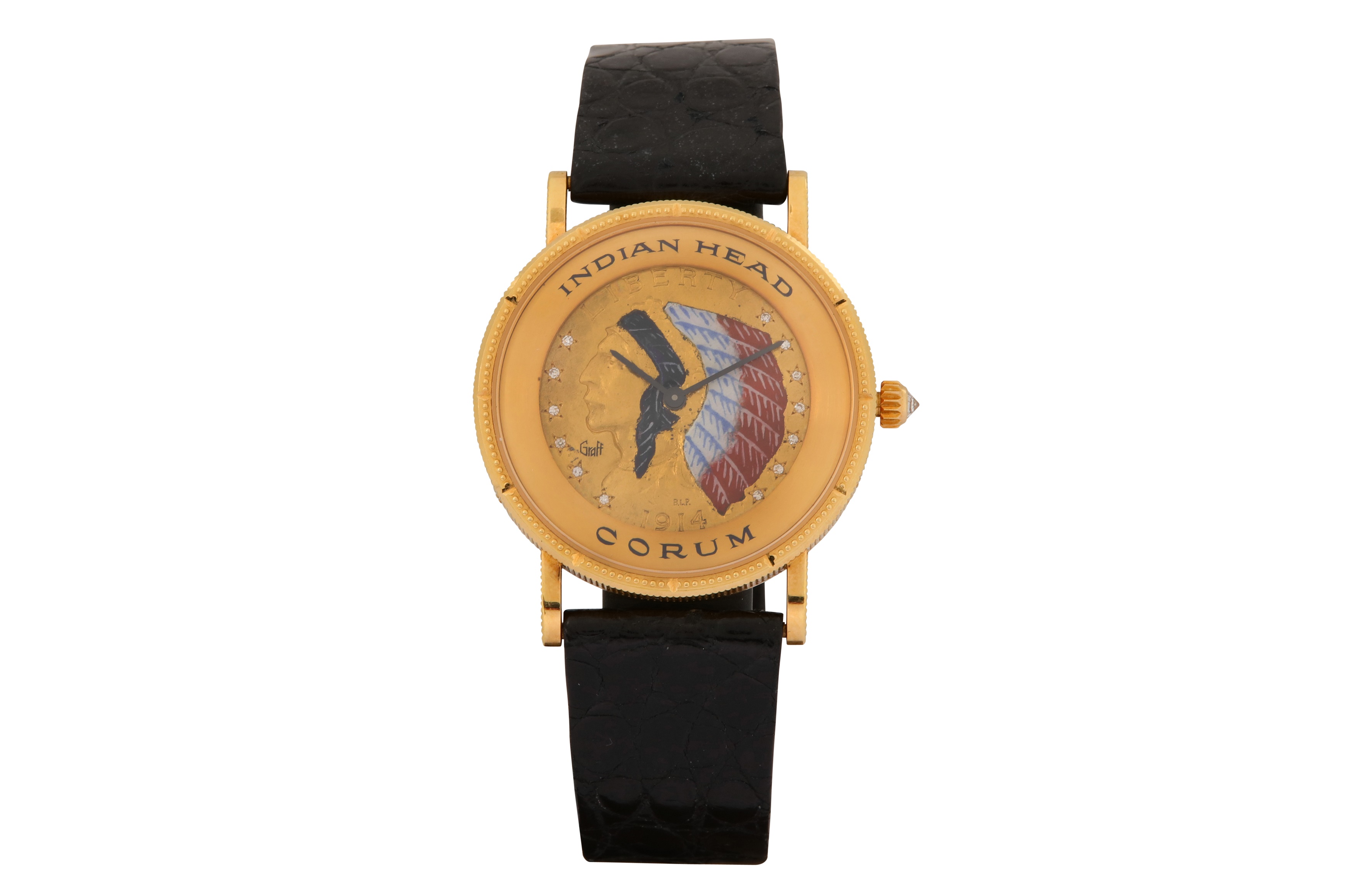 corum. 5 dollar red indian head