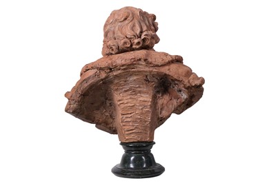 Lot 16 - A LATE 17TH / EARLY 18TH CENTURY SOUTH NETHERLANDISH TERRACOTTA BUST OF A BEARDED MAN