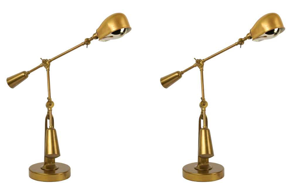 Lot 321 - A Pair of Ralph Lauren Boom-Arm Lamps