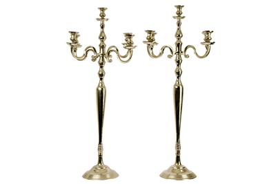 Lot 322 - Large Candelabras