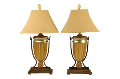 Lot 324 - A Pair of 'Uttermost' Vase-form Table Lamps