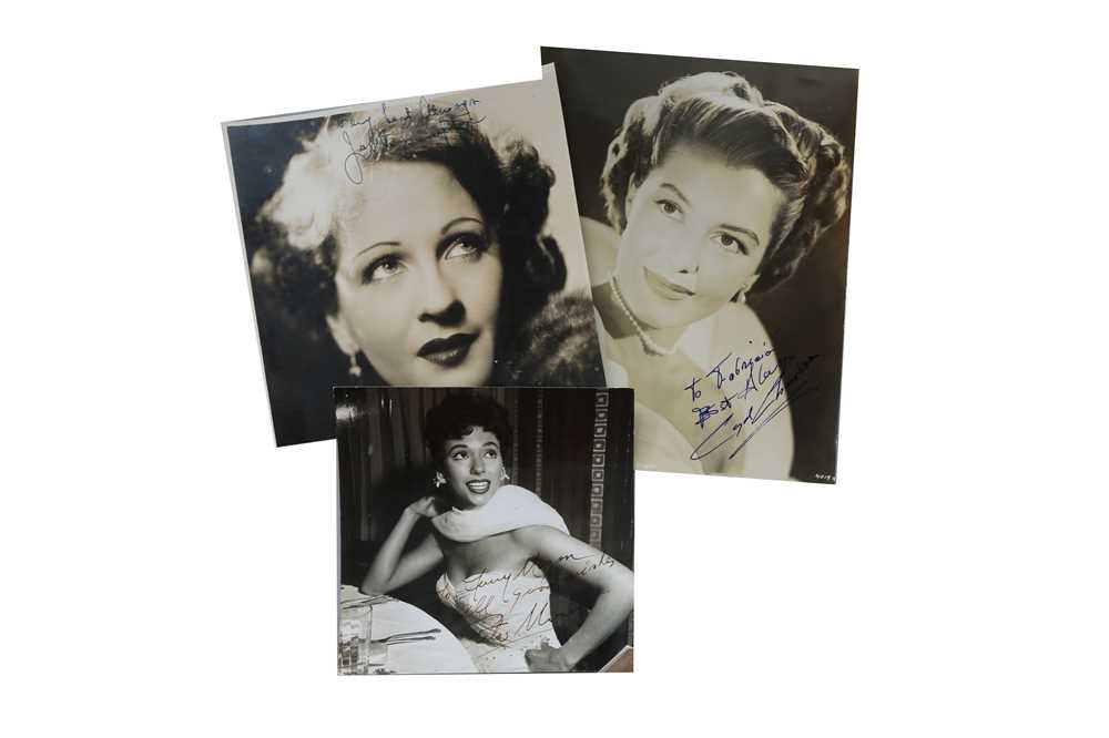 Lot 60 - Photograph Collection.- Vintage Actresses