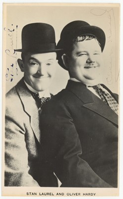 Lot 112 - Laurel (Stan) & Oliver Hardy