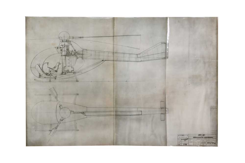 Lot 580 - Doylend (W.O.) Collection of Original Aircraft Drawings. / Aeronautica Industrial S.A. (Aisa)