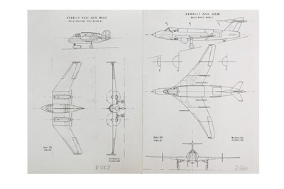 Lot 580 - Doylend (W.O.) Collection of Original Aircraft Drawings. / Aeronautica Industrial S.A. (Aisa)