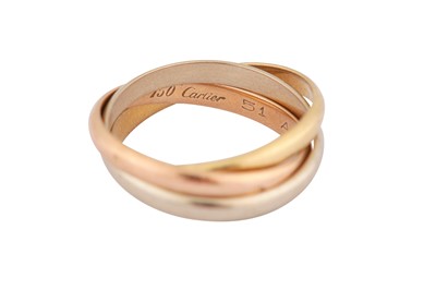 Lot 181 - A 'Trinity' ring, by Cartier