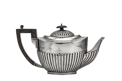 Lot 323 - A Victorian sterling silver four-piece tea and coffee service, London 1891/93 by Charles Stuart Harris