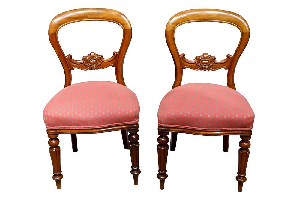 balloon back victorian dining chairs