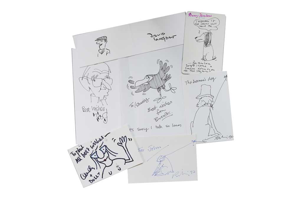 Lot 29 - Autograph Collection.- Cartoonists