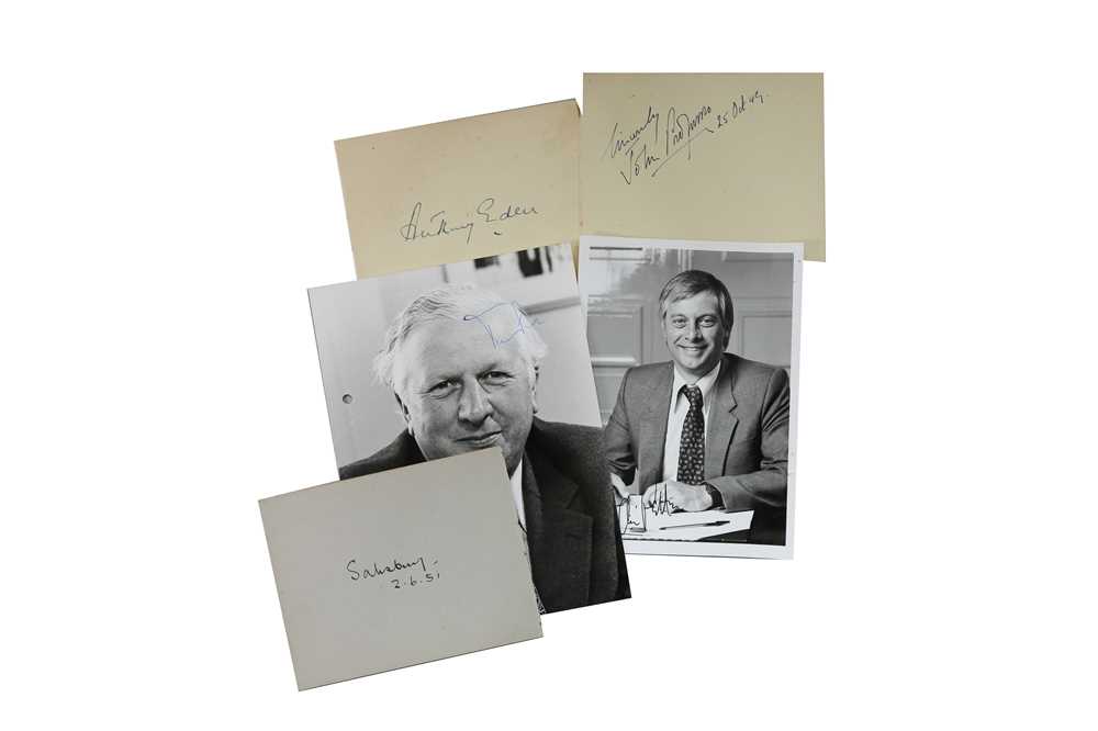 Lot 27 - Autograph Collection.- British Politicians