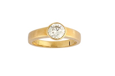 Lot 97 - A single-stone diamond ring