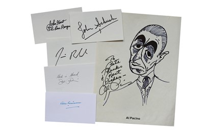 Lot 23 - Autograph Collection.- Actors