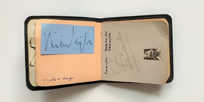 Lot 15 - Autograph Album.- Actors & Cricketers