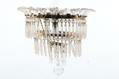 Lot 576 - An early 20th Century cascading chandelier
