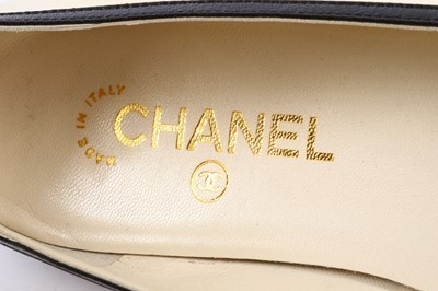 Lot 36 - Chanel Bicolour Ballerina Flats - Size 39