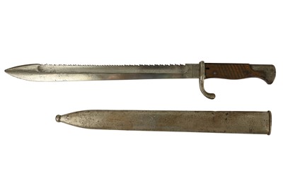 Lot 335 - A WW1 Imperial German Army Butcher Bayonet