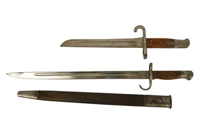 Lot 334 - A Victorian bayonet, marked 1897 on the turned heal