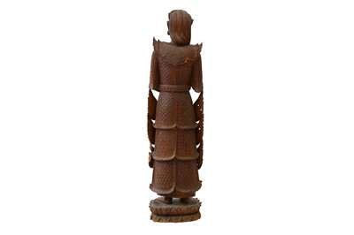 Lot 501 - An early 20th Century Burmese carved figure