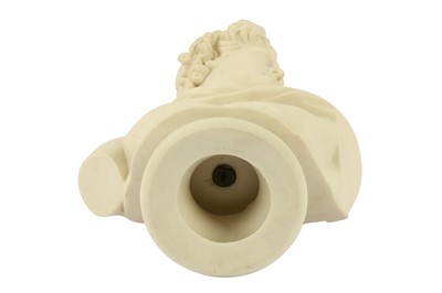 Lot 363 - After C. Delpech, a 19th century parian bust of Apollo