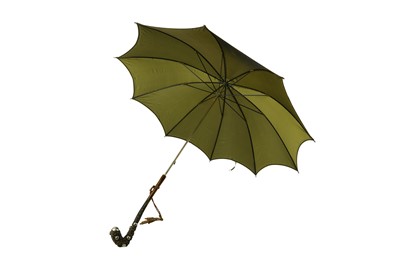 Lot 343 - A early to mid 20th century Italian silk parasol