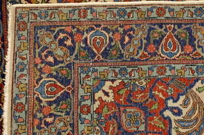 Lot 66 - AN ANTIQUE TABRIZ RUG, NORTH-WEST PERSIA