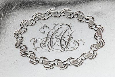 Lot 312 - A George III sterling silver teapot on stand, London 1797 by Robert and David Hennell II (reg. 15th July 1795)