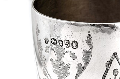 Lot 362 - A Victorian sterling silver claret suite, London 1873 by John, Edward, Walter & John Barnard (Barnard & Sons Ltd)