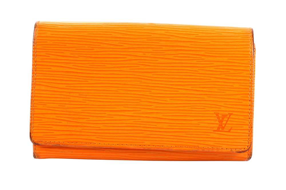 Lot 55 - Louis Vuitton Mandarin Epi Porte Tresor Zip Wallet