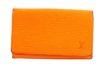 Lot 55 - Louis Vuitton Mandarin Epi Porte Tresor Zip Wallet