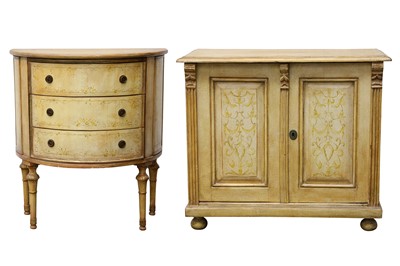 Lot 268 - Matching Bow-Fronted and Cabinet