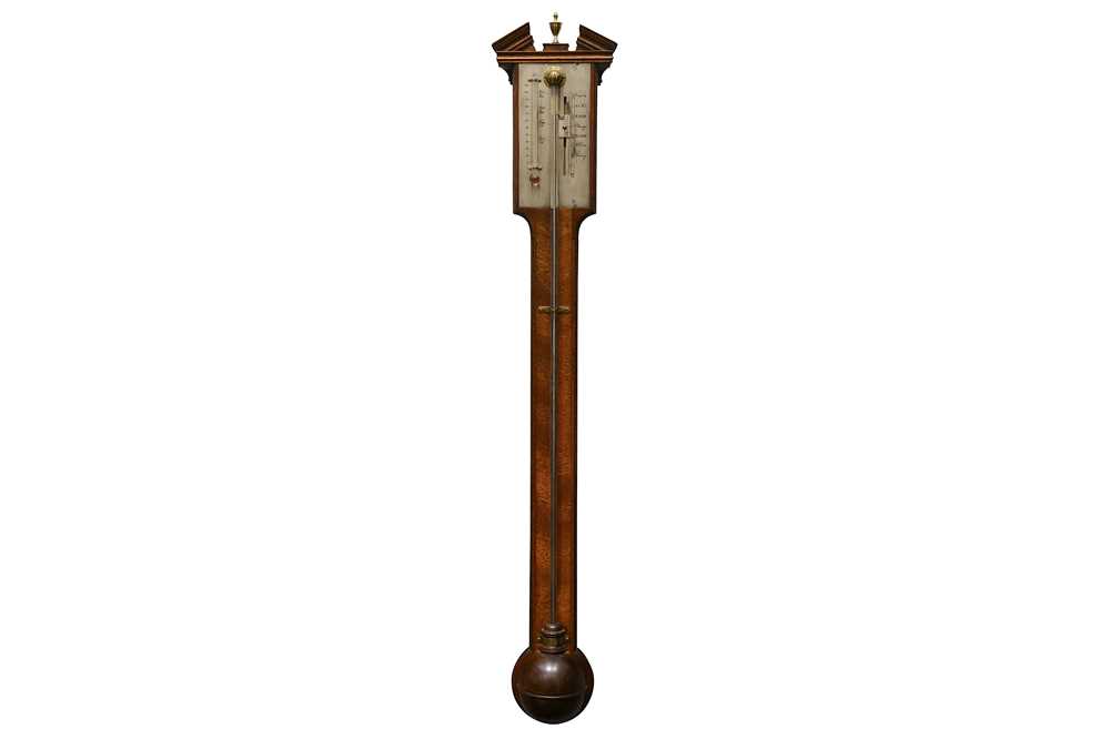 Lot 158 - AMENDED - A STICK BAROMETER IN THE LATE 18TH CENTURY STYLE