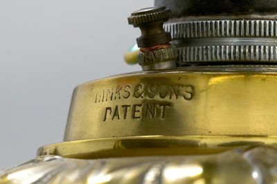 Lot 178 - 'Hinks & Sons' Oil Lamp Conversion