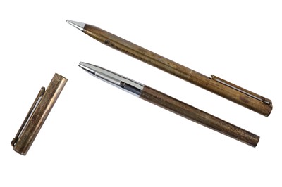 Lot 191 - Tiffany & Co Silver Pen and Pencil Set