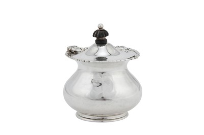 Lot 319 - A George V sterling silver tea caddy, London 1918 by Josiah Williams & Co