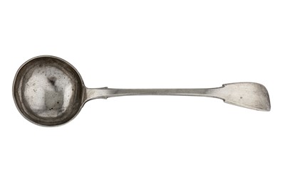 Lot 225 - A mid-19th century Maltese 875 standard silver soup ladle, Valetta 1854 by Michelle Calleja (reg. 7th Nov 1811)