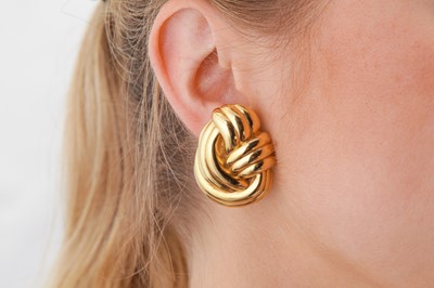 Lot 65 - A pair of earrings