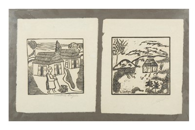 Lot 532 - Four works from ‘10 Gravures Originales signées par les peintres populaires d'Haiti’