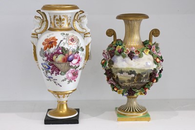 Lot 316 - An early to mid 19th Century Bloor Derby vase