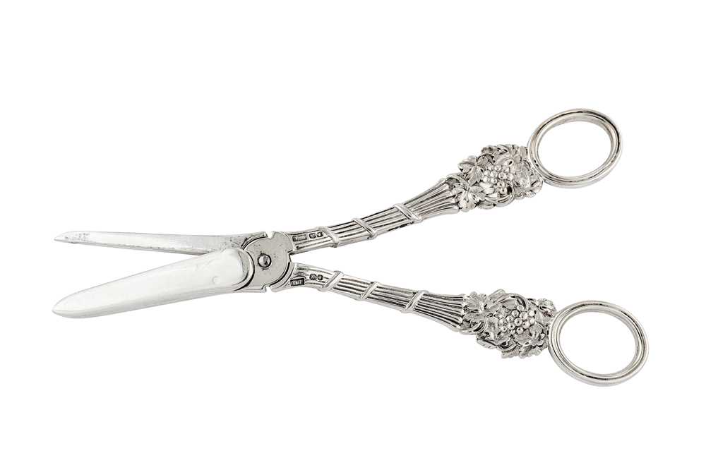 Lot 205 - A pair of early Victorian sterling silver