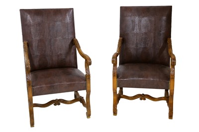 Lot 474 - A set of ten late 20th Century French dining chairs