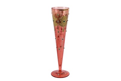 Lot 302 - A large 20th Century Bohemian glass vase