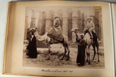 Lot 519 - A good 19th Century photograph album, with...