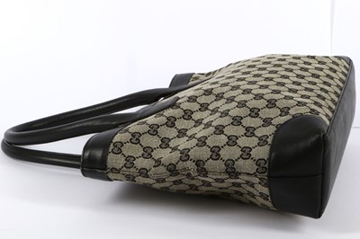 Lot 148 - Gucci Grey Monogram Rectangular Tote