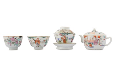 Lot 908 - A GROUP OF CHINESE FAMILLE ROSE PORCELAIN.